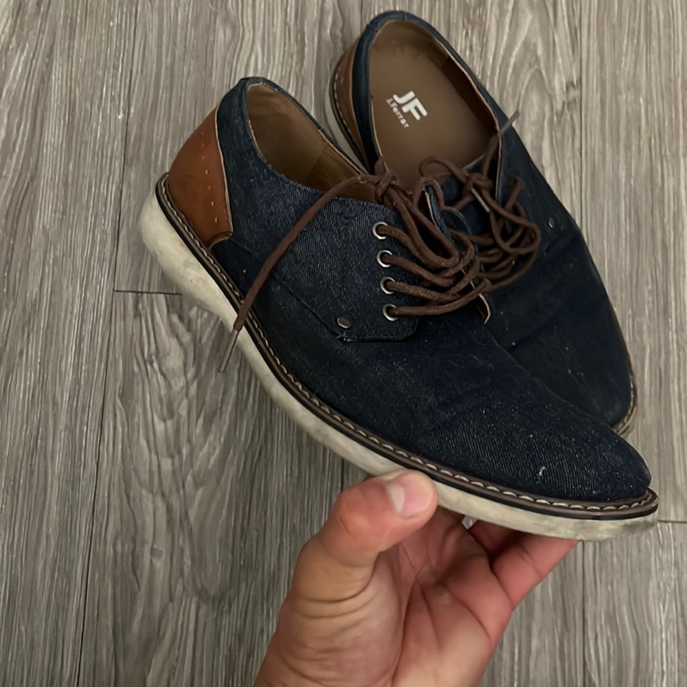 J. Ferrar Blue dress shoes